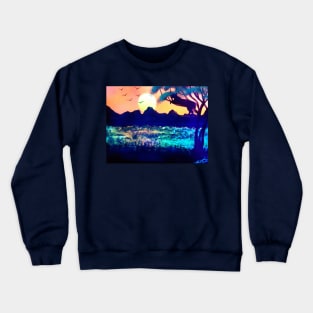 A Night in Africa Crewneck Sweatshirt